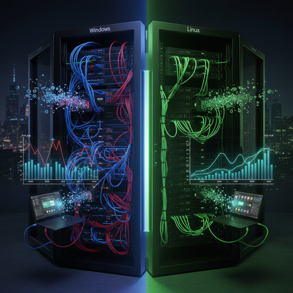 Performance and Resource Management: How Windows vs Linux Stacks Up