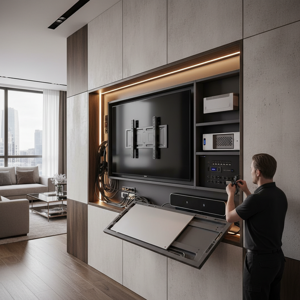 Understanding the Core Functionality and Design of a Recessed TV Box